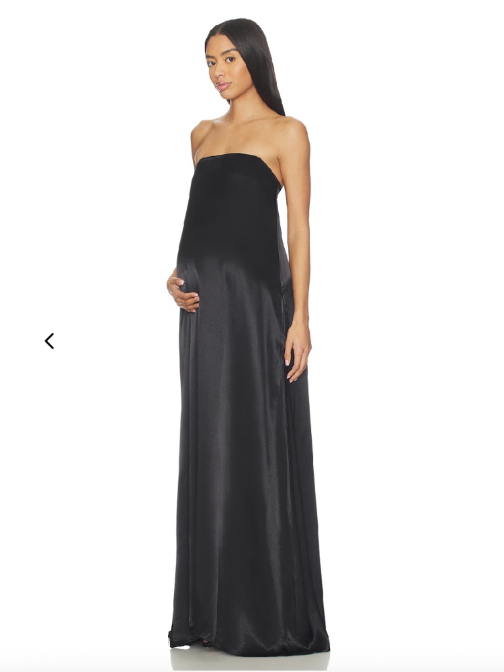 Bumpsuit Brushed Satin Gown